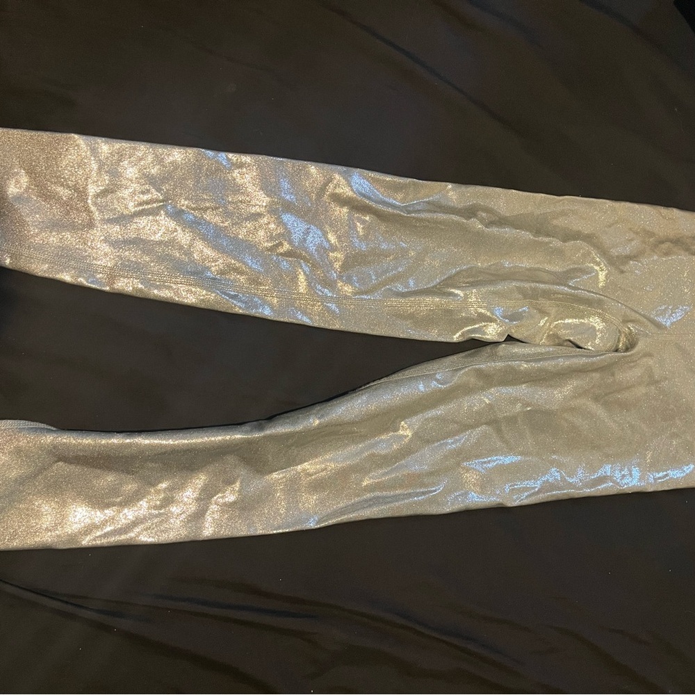 Heroine Sport Metallic Gray Leggings